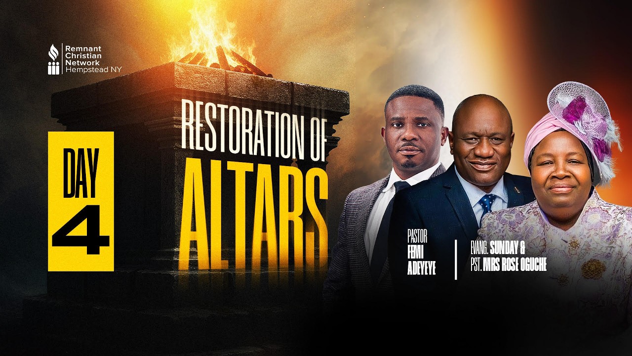 RESTORATION OF ALTARS || DAY 4 || EVANG. SUNDAY & PST. MRS ROSE OGUCHE || RCN NY || MARCH 6TH, 2026