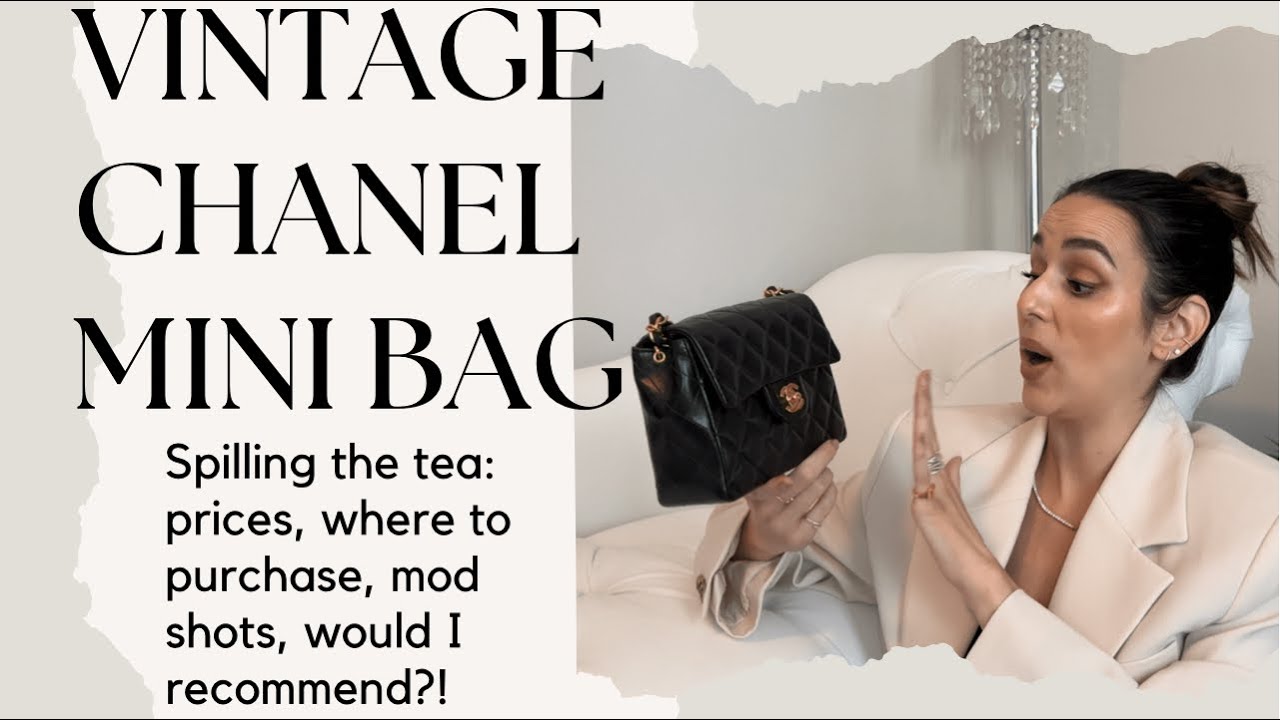 ОБЗОР ВИНТАЖНОЙ МИНИ-СУМКИ CHANEL С КВАДРАТНЫМ КЛАПАНОМ |