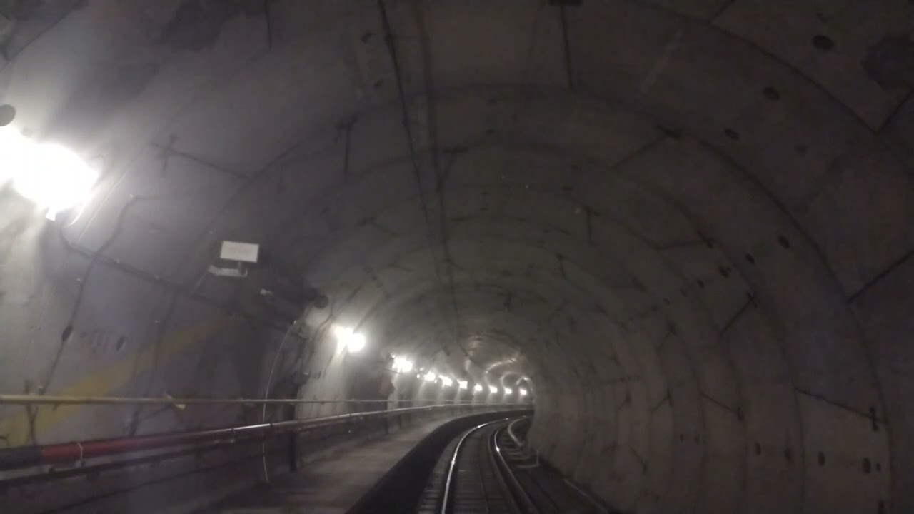 Metro Milano line M5 front seat view from Lotto to Tre Torri