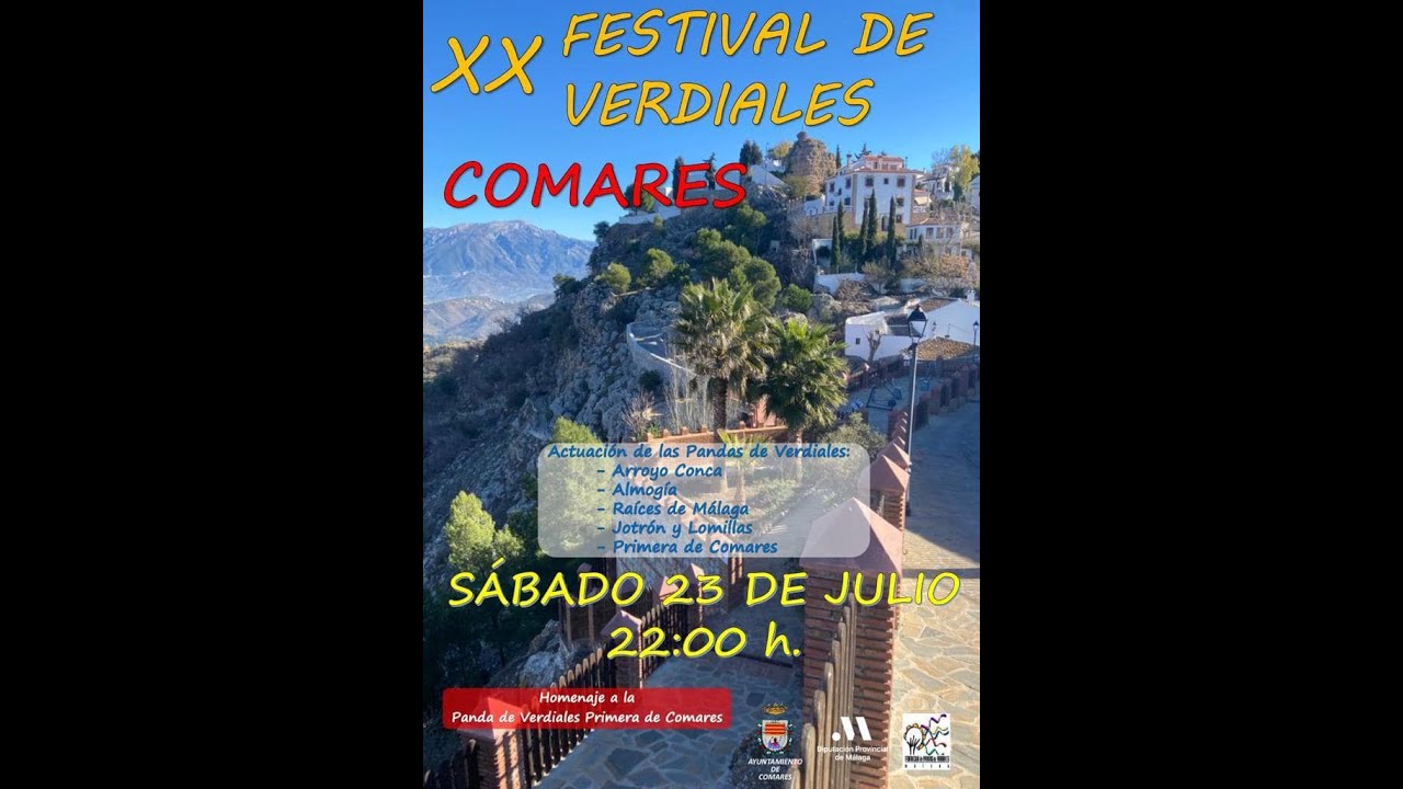 Comares, Festival de verdiales 2022. Axarquía TV (23/07/2022).