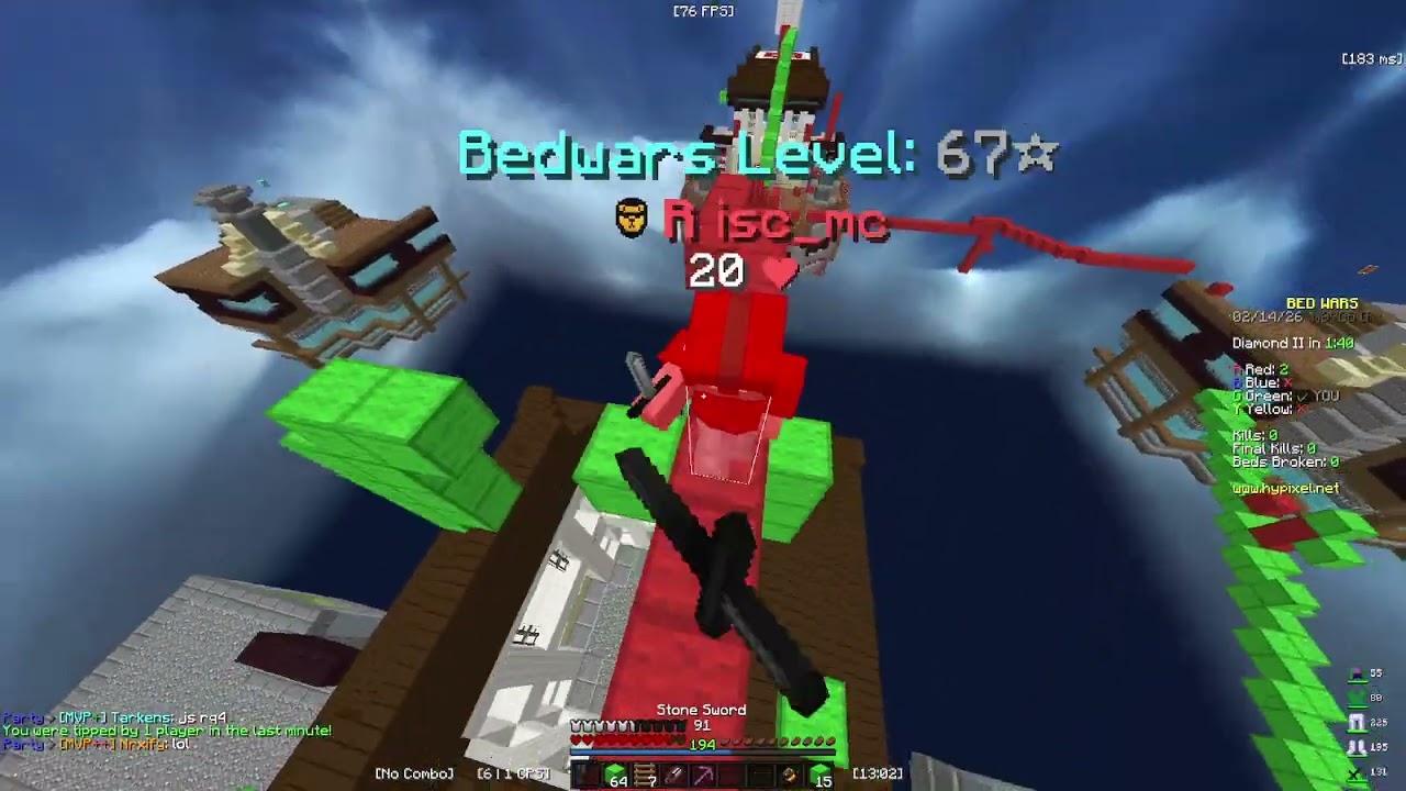 Playing Lobby 1 RBW + 0 CPS Bridging!