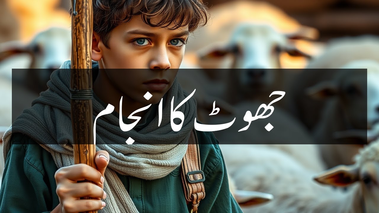 جھوٹے چرواہے کی کہانی | سبق آموز اردو کہانی | The Boy Who Cried Wolf in Urdu