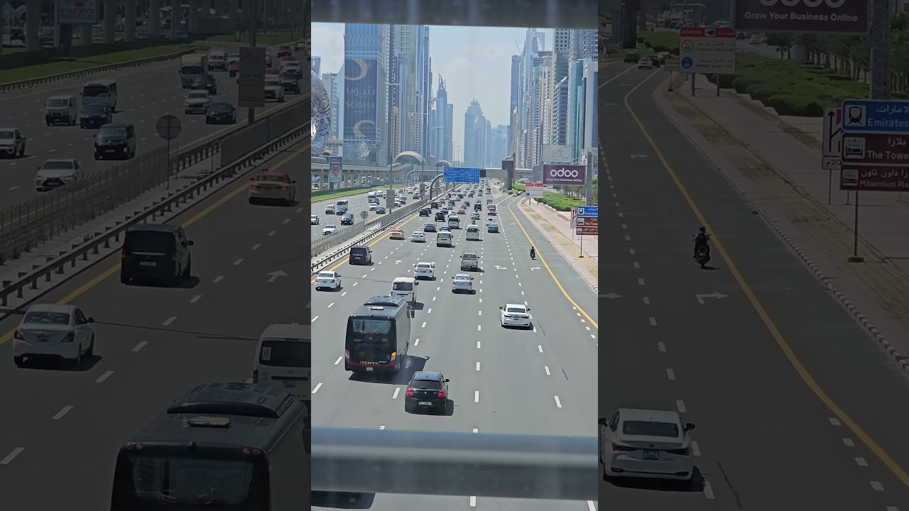 Best View of Sheikh Zayed Road 🇦🇪, #Dubai #UAE #dubaimuseum #viral #viralvideo #dubailife