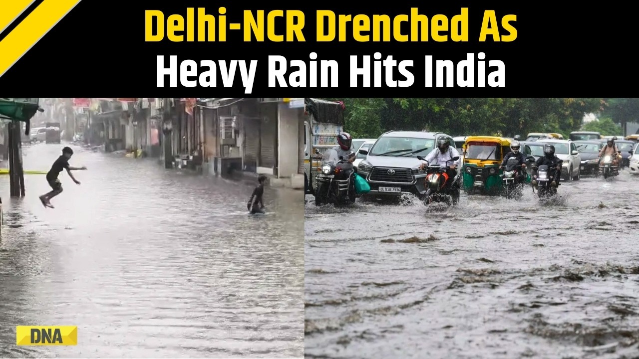 Delhi Rain: Heavy Rainfall Hits Delhi-NCR & Several States, IMD Issues High Alert