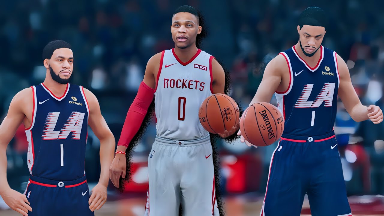 ТРУДНО ОСТАНОВИТЬ РАССА!! | NBA LIVE 19 ЛИГА КЛИППЕРС ПРОТИВ РОКЕТС, ЭПИЗОД 5