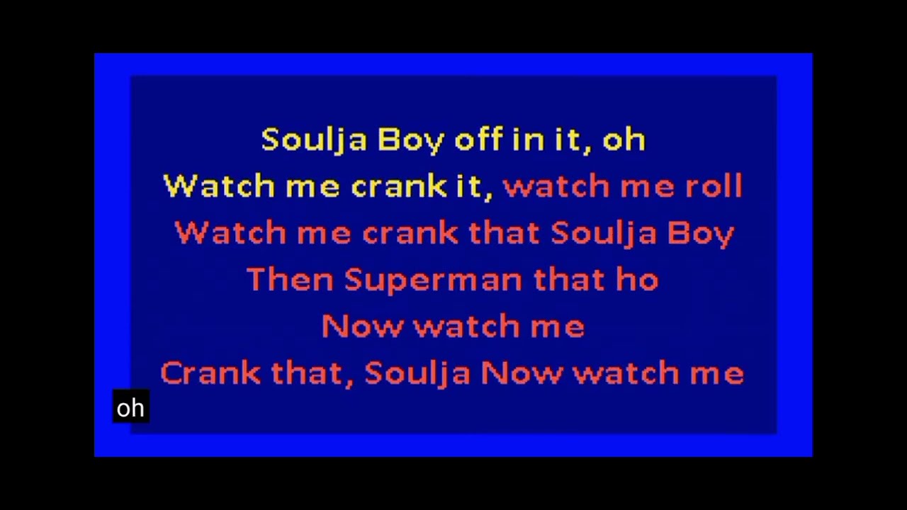 Soulja boy but Jules and Vincent sing it lol 
