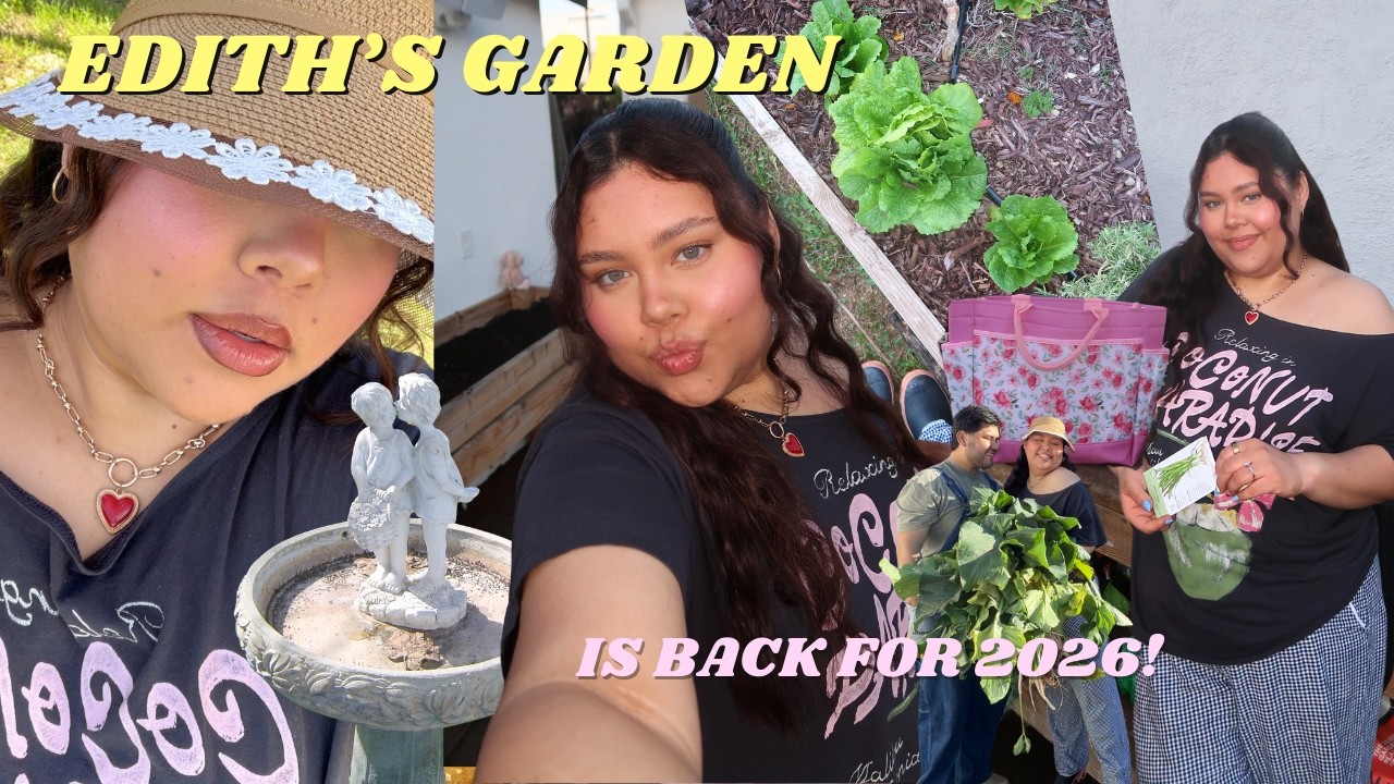 Edith's Cottage Garden Is Back For Year 2💐 | Backyard Clean Out + Spring Shopping