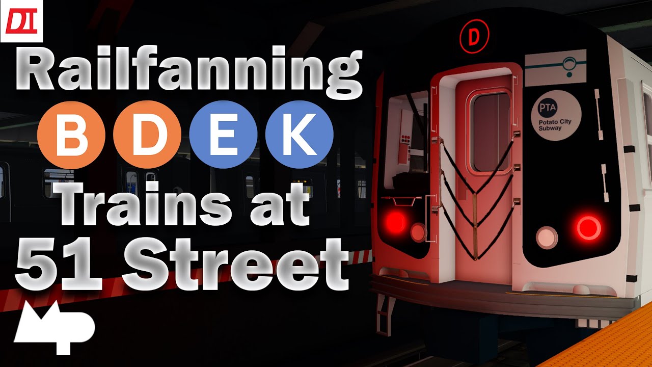 Roblox PTA | Railfanning at 51 Street