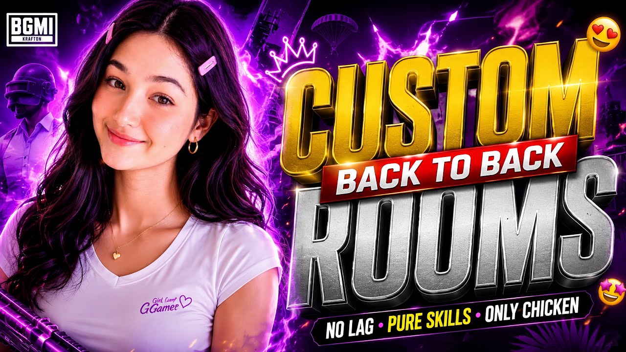 BGMI LIVE 🔴 CUSTOM ROOM | OPEN LOBBY 😱 JOIN FAST + CLUTCH 🔥 BGMI CUSTOM ROOM #bgmicustomroom #bgmi