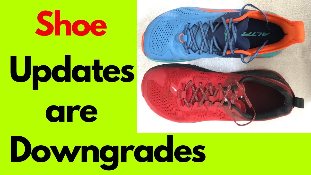 Shoe updates are downgrades: Comparing the Altra Olympus 4 and 5.