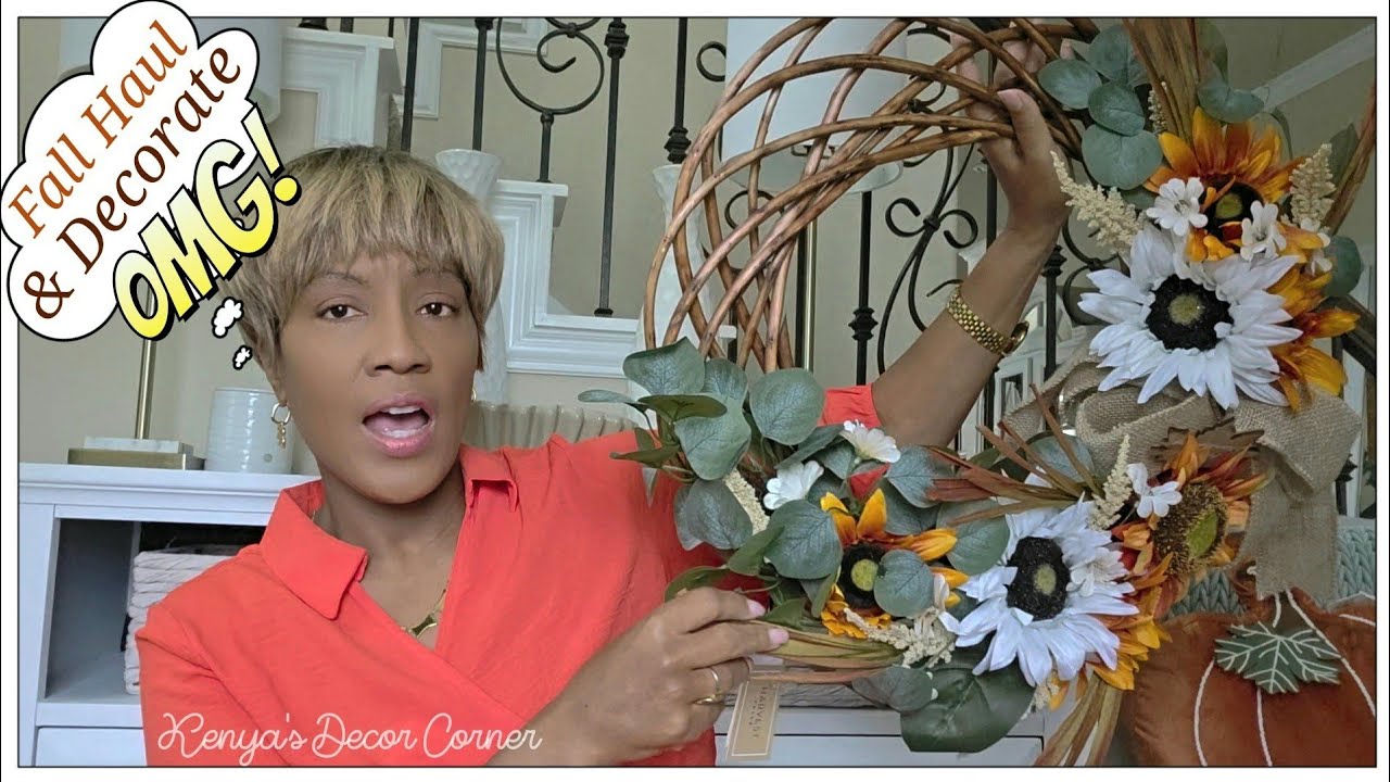 Fall 2025 Decor Haul & Entryway Decorate with Me | Kenya's Decor Corner #fall2025 #falldecorhaul
