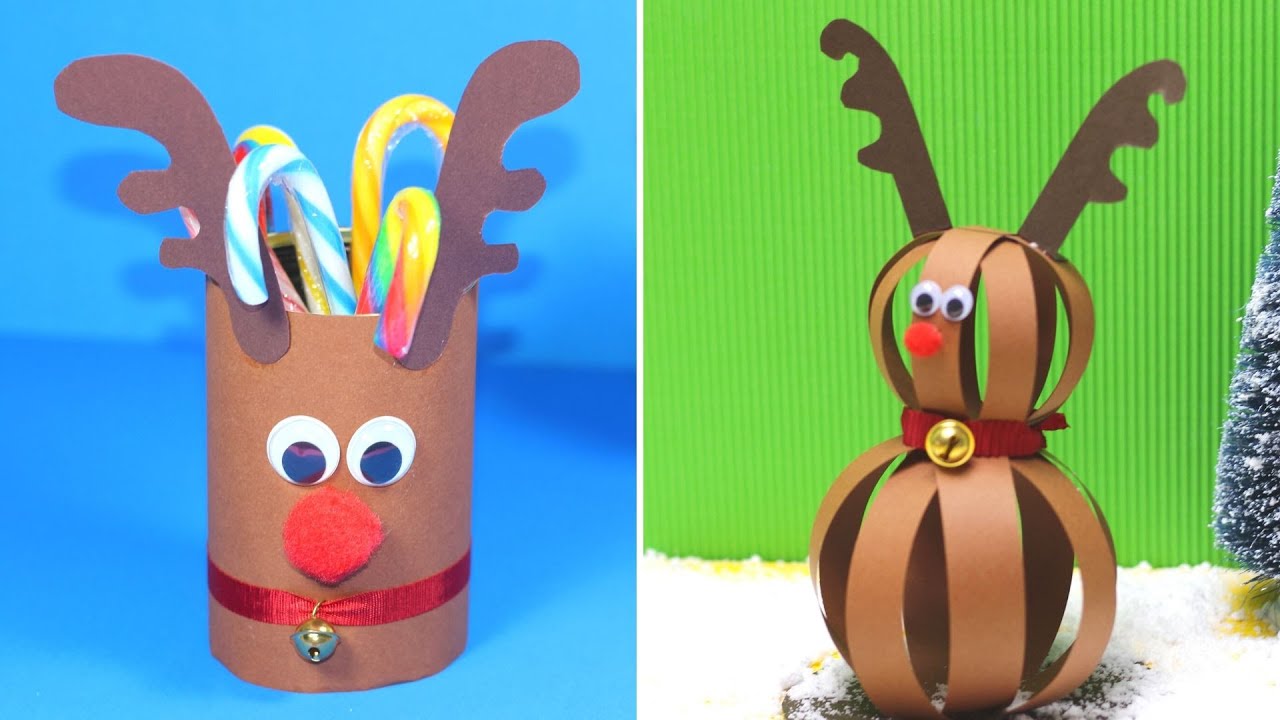 5 Easy Reindeer Crafts to Make | Christmas Craft Ideas