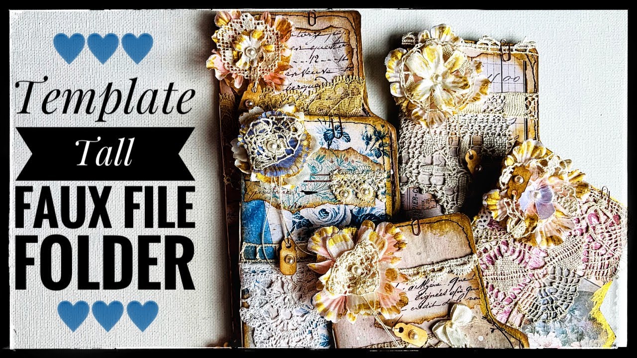 Шаблон: большая фальшивая папка-регистратор для записей в бумажном или цифровом формате