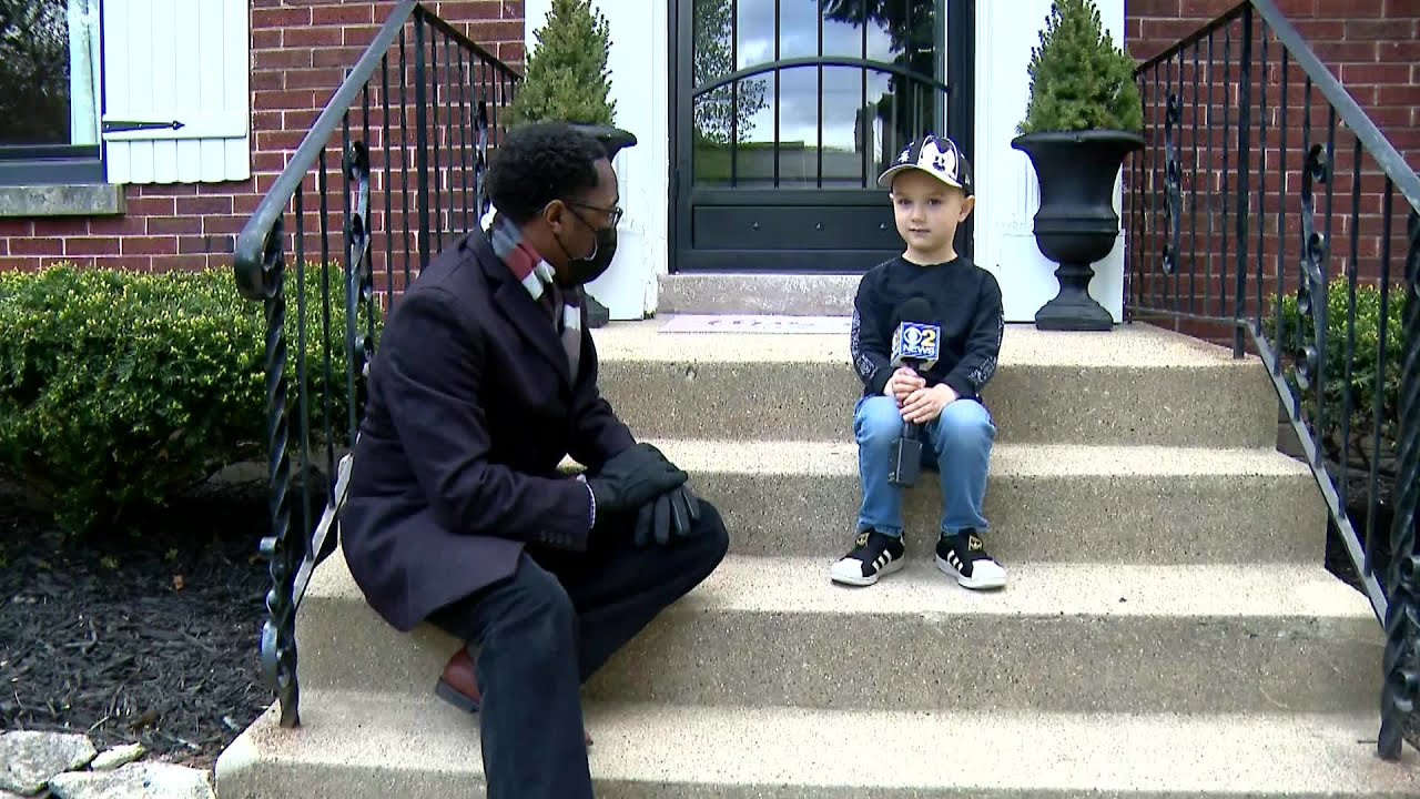 4-Year-Old Max Talks With CBS 2's Jermont Terry About The Scary Day A Package Fell On Him