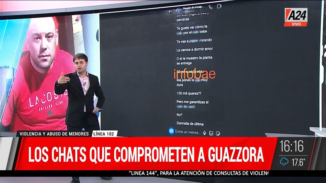 🔴 EXCLUSIVO “¿Nenitas de cuánto conseguís?”: los comprometidos chats de Ezequiel Guazzora