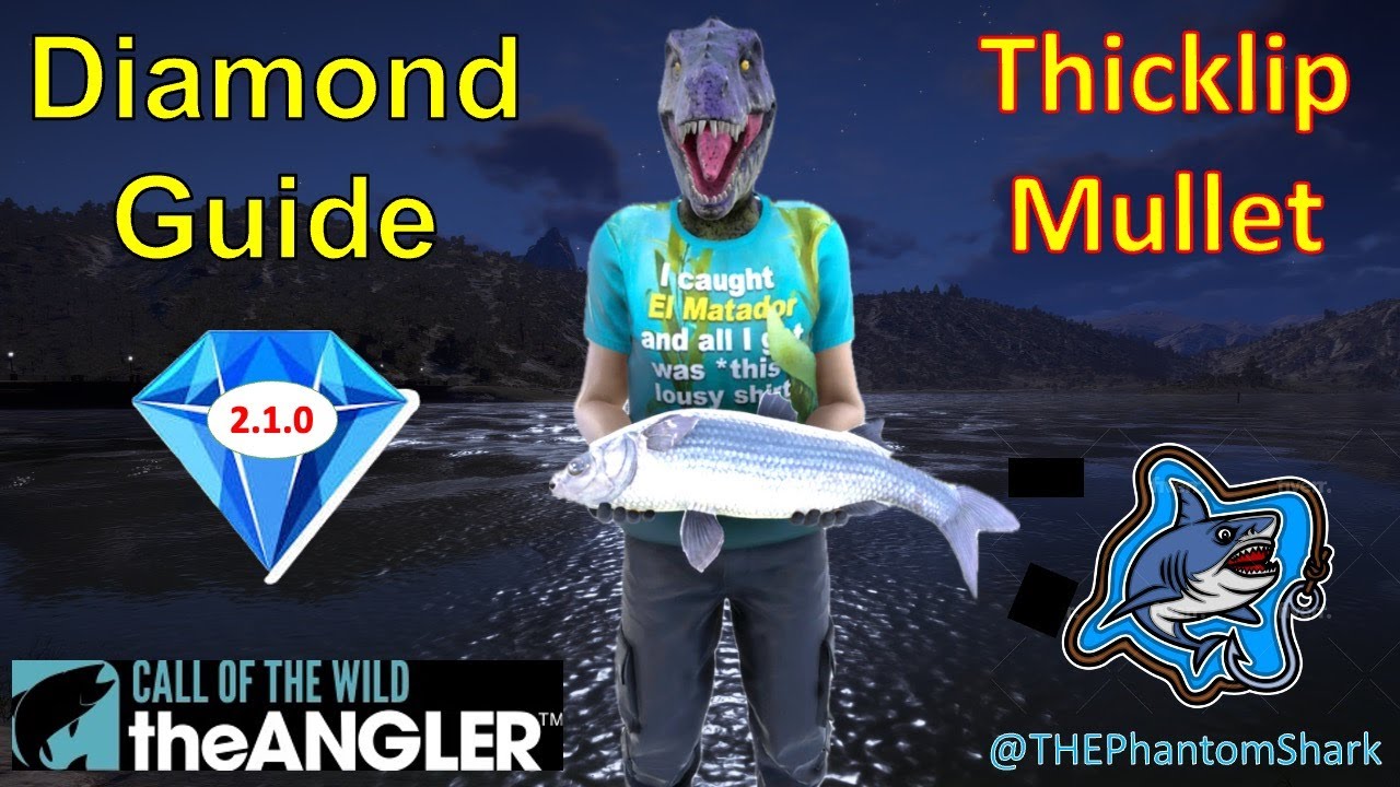 Thicklip Mullet Diamond Guide! Top Hotspot! Aguas Claras Reserve - Call of The Wild: The Angler