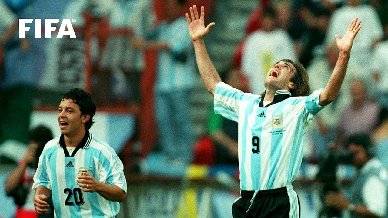 Batistuta, Michel & More | FIFA World Cup Hat-tricks | The 1990s