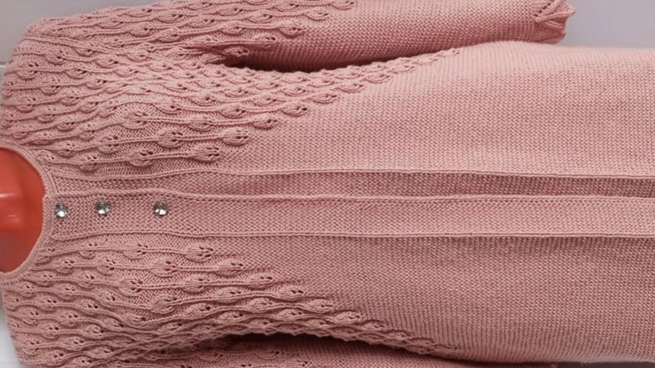 Designer Ladies cardigan knitting design