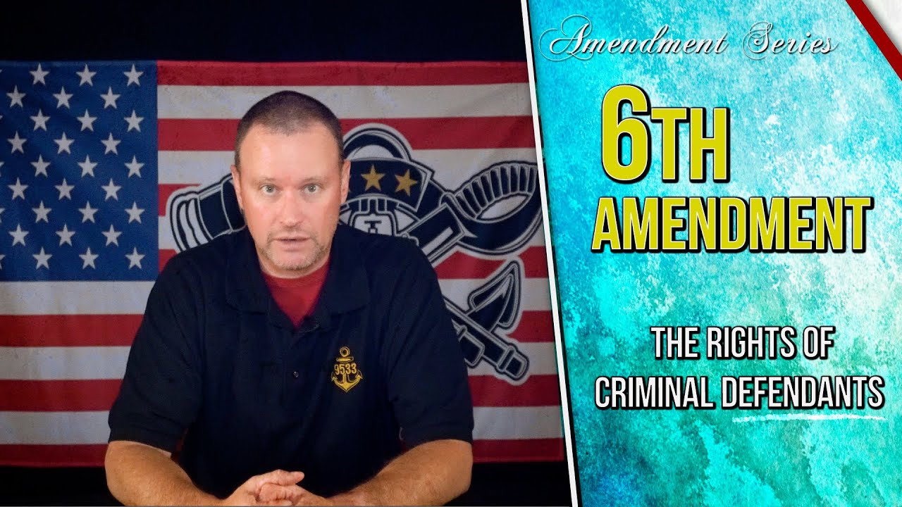 6th Amendment, You Have  the RIGHT to Defend Yourself