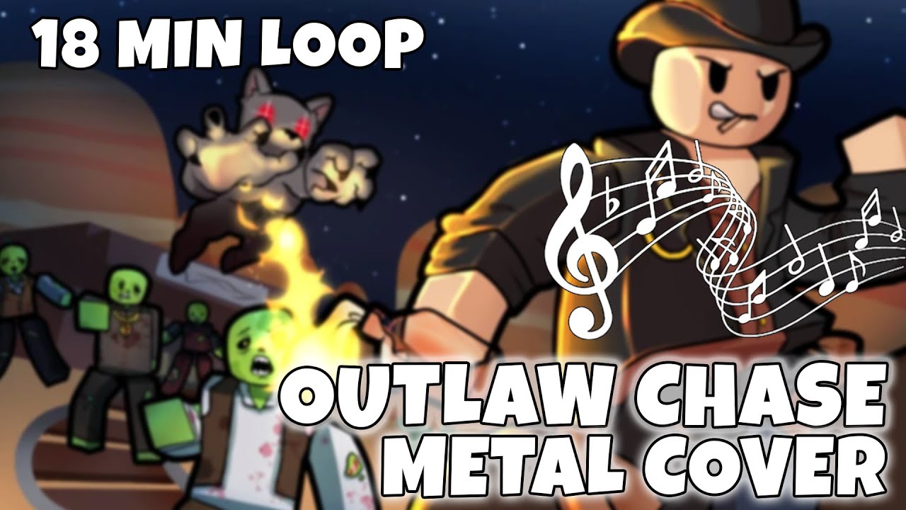 Dead Rails OST: Outlaw Chase Theme | 18 Min Metal Guitar Loop