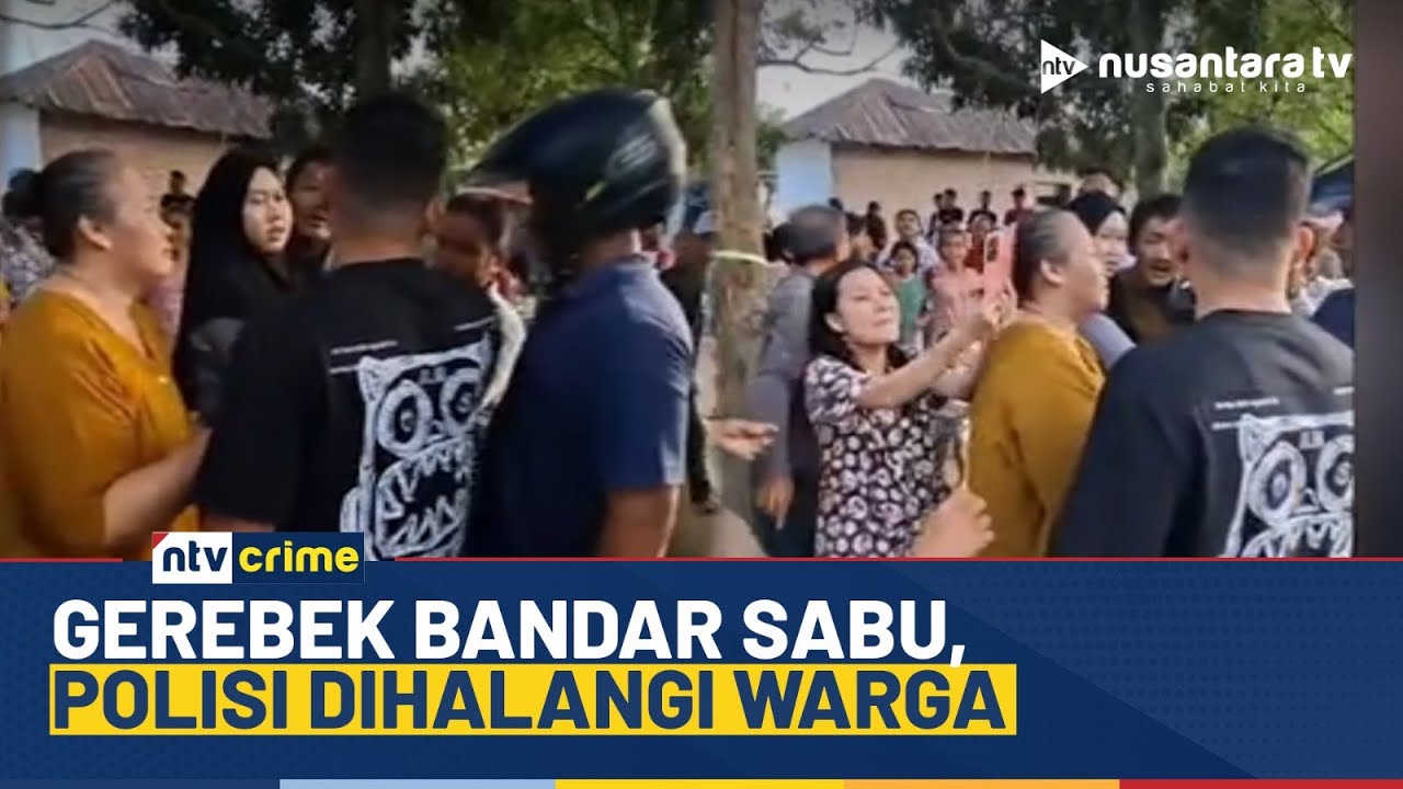 [LIVE] Polisi Dihalangi Warga Saat Tangkap Bandar Sabu di Asahan | NTV CRIME
