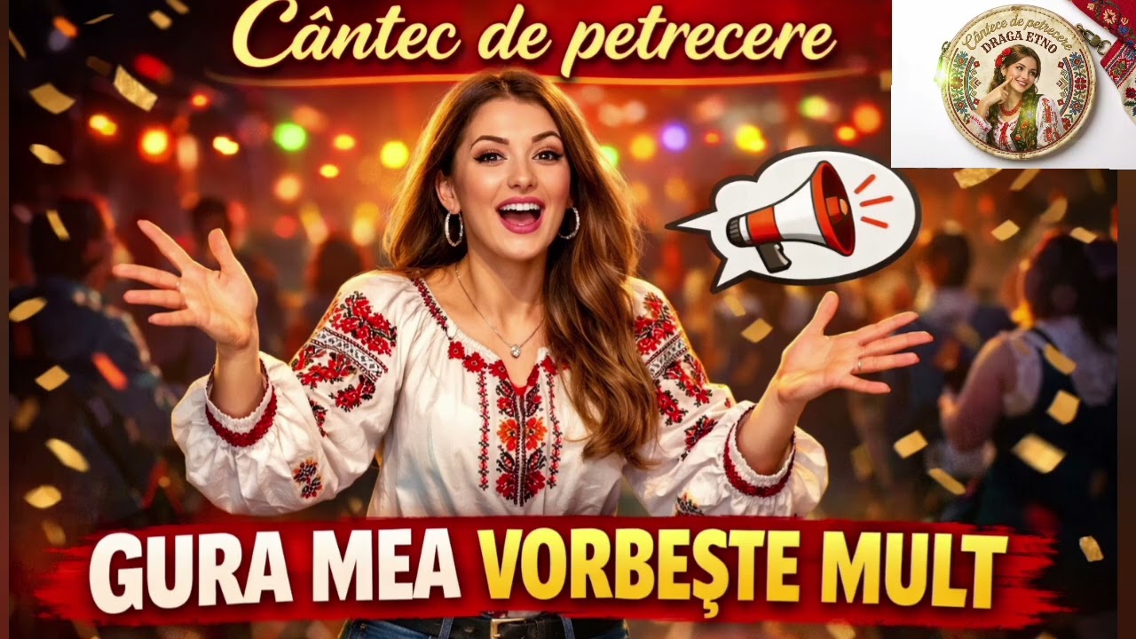 Draga Etno  GURA MEA VORBEȘTE MULT  Cantec etno de petrecere 2026