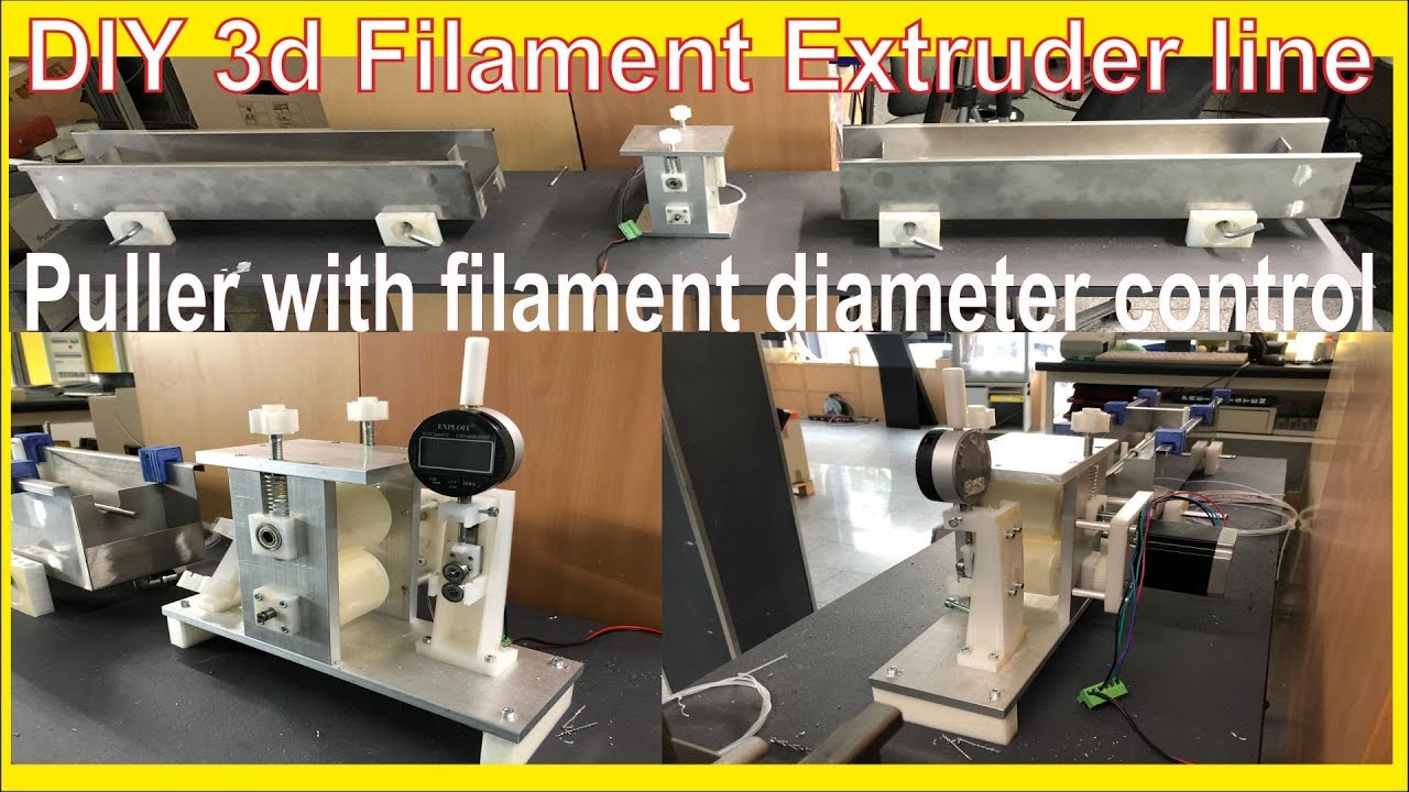 DIY 3D Extruder Line 6 Kg - Automatic filament diameter control