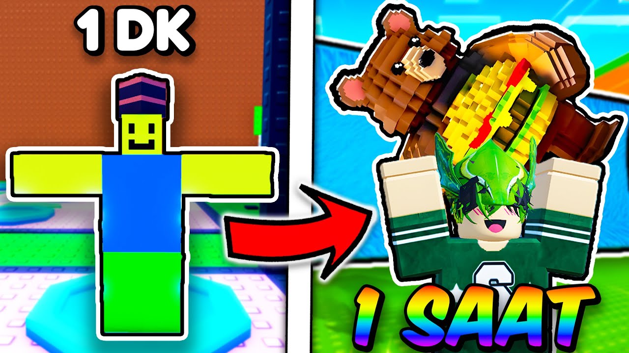 SIFIRDAN 1 SAATTE OYUNU BİTİRDİM! - Roblox Escape Tsunami For Brainrots!