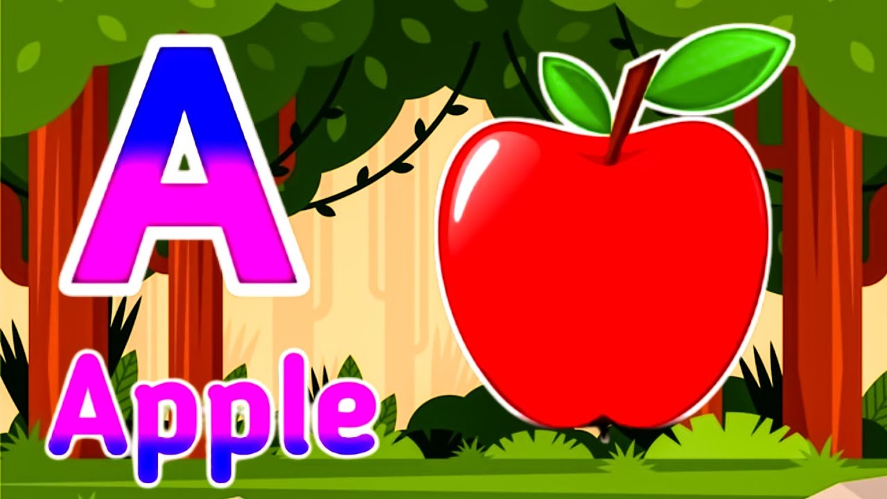 Phonics Song 2 with TWO Words in 3D - A For Airplane - ABC Alphabet Songs & Sounds  016