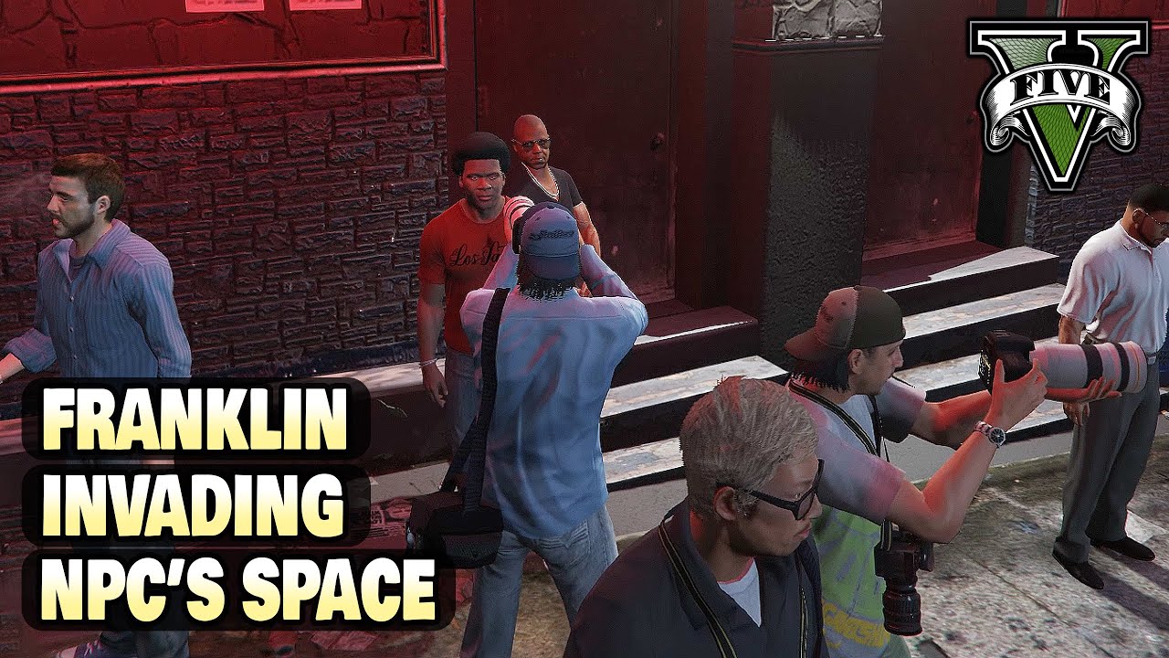 Вторжение в пространство NPC - GTA V