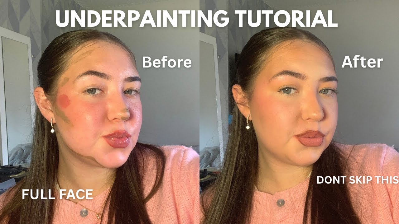 UNDERPAINTING FULL FACE MAKEUP TUTORIAL 💋