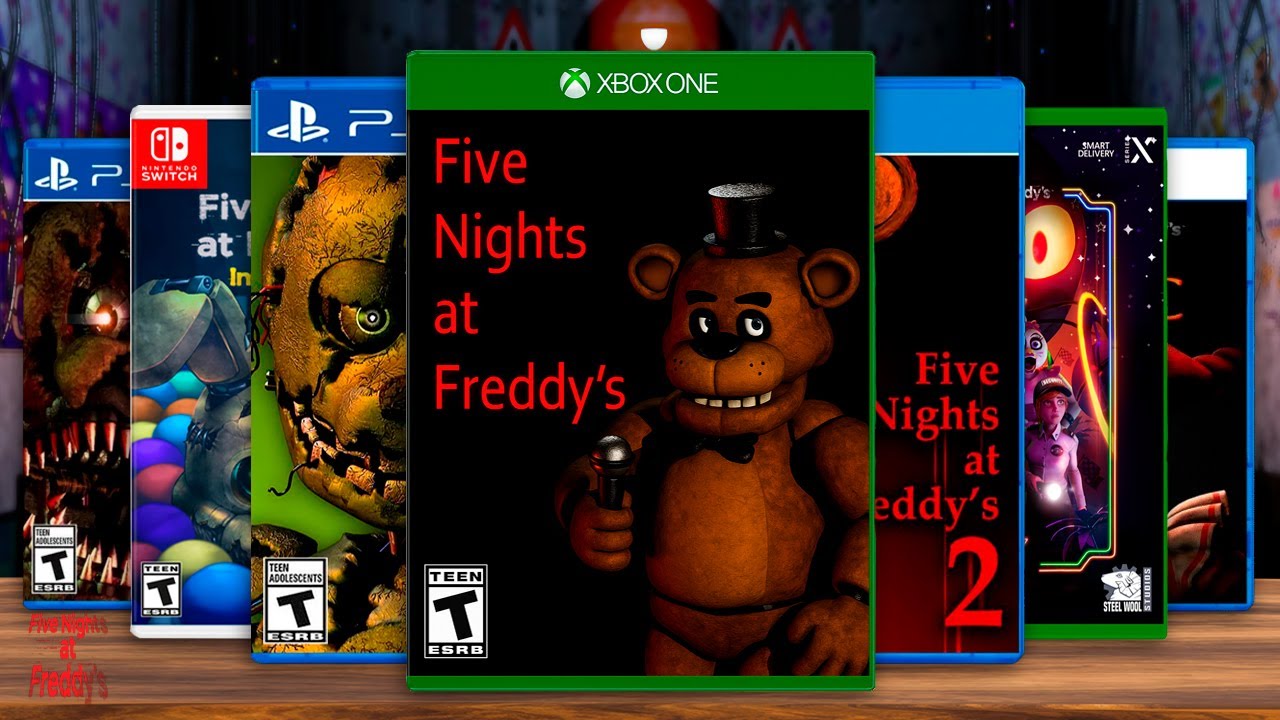 Probé TODOS los Five Nights at Freddys en un SOLO VIDEO!! |LENDO|