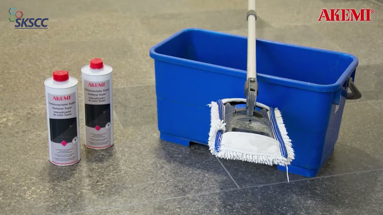 AKEMI Darkner super for glaze and sealing the floor from penetrating | Full process how to use .