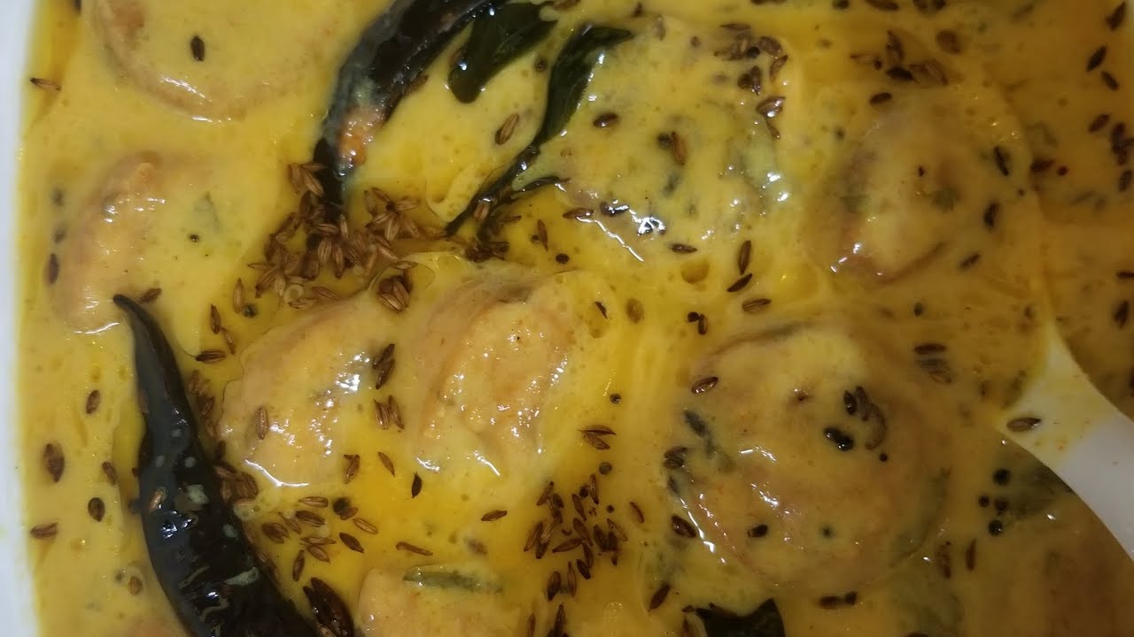 DAHI PAKODA KADI#cooking#food#recipe 