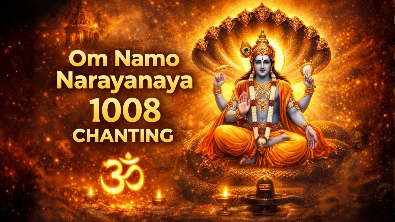 Om Namo Narayanaya 1008 Chanting | Powerful Vishnu Mantra for Peace & Protection