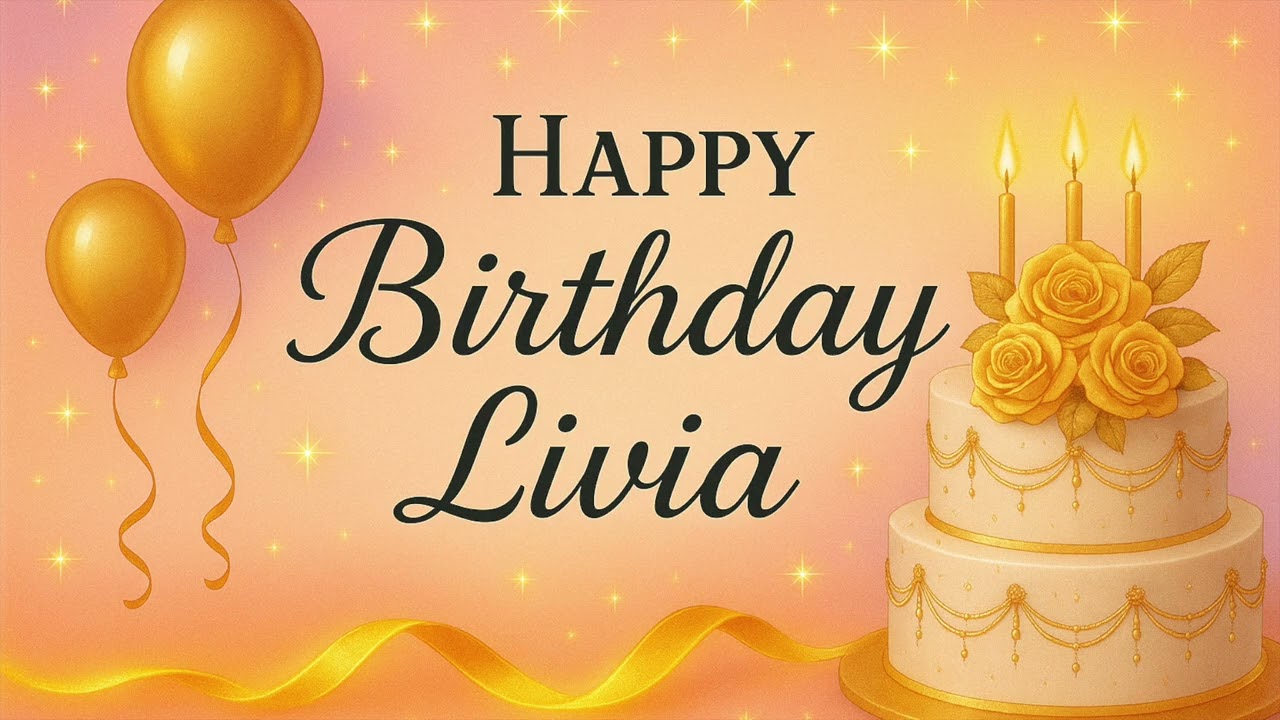 Livia: Happy Birthday Song for Livia