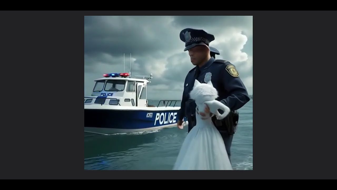 🚨 AI FAIL: Cat Bride Gets Arrested?! 😂🐱 #aifails
