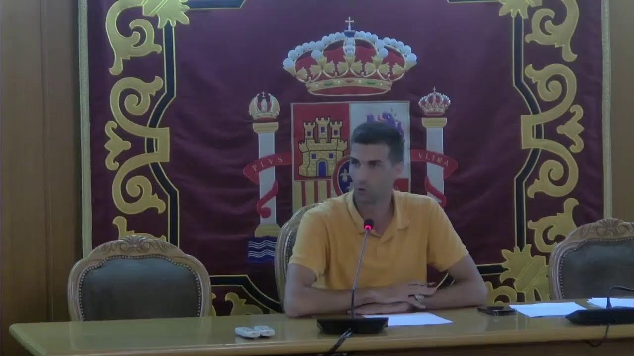 Pleno ordinario Ayuntamiento de Alguazas 30-07-2025