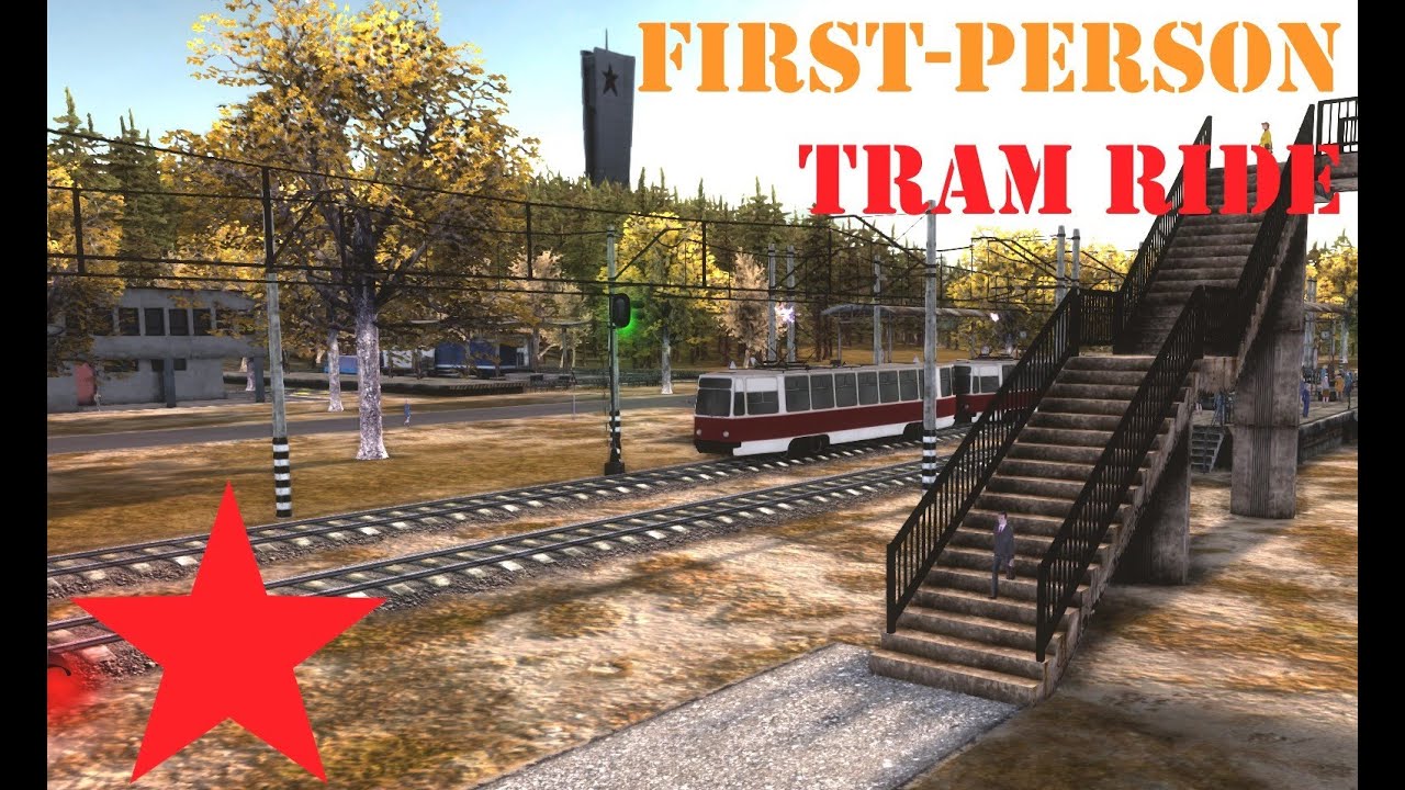 First-Person Tram Ride in Workers & Resources: Soviet Republic | #13