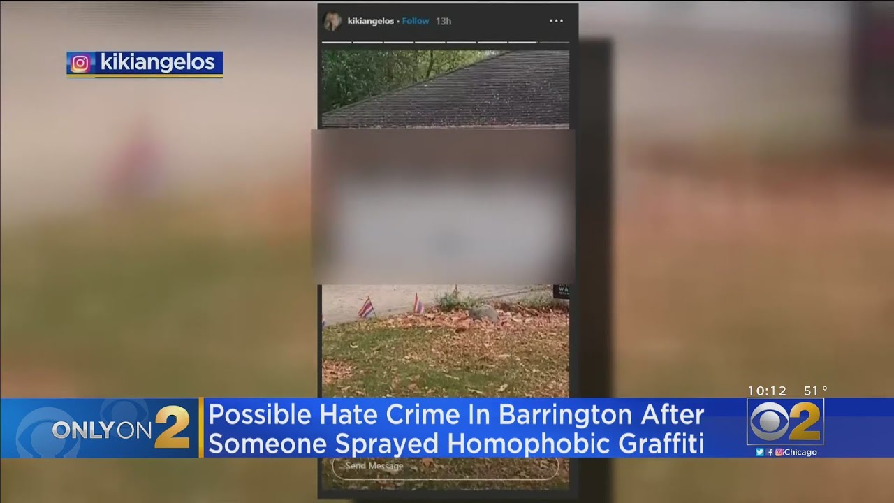 Homophobic Graffiti Sprayed On House In Barrington In Possible Hate Crime