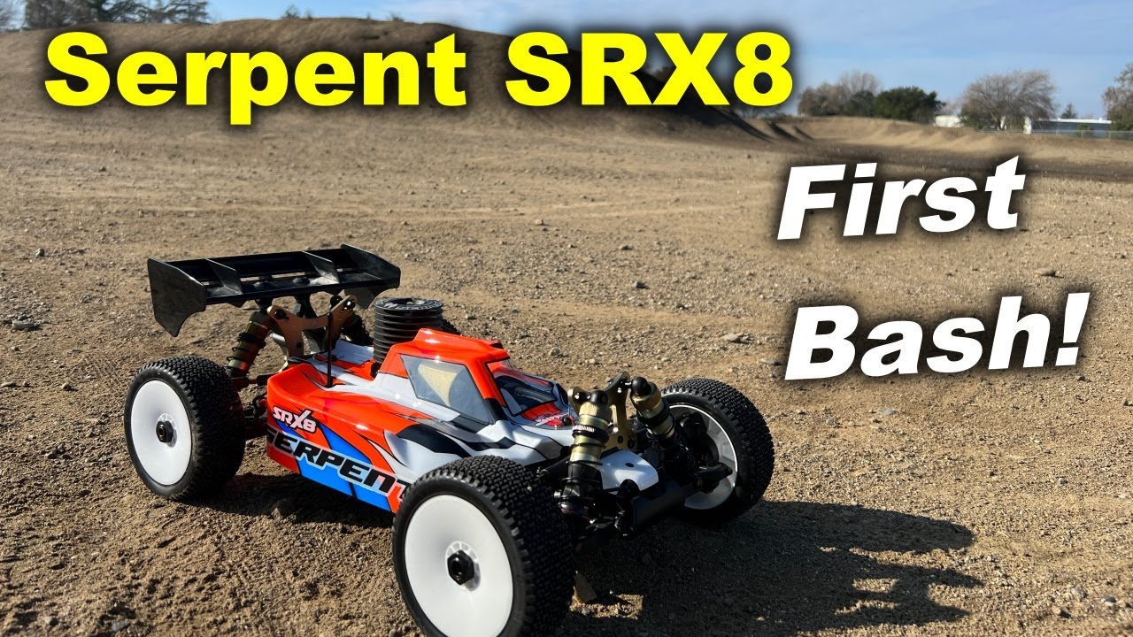 Serpent SRX8 Nitro RTR First Run!