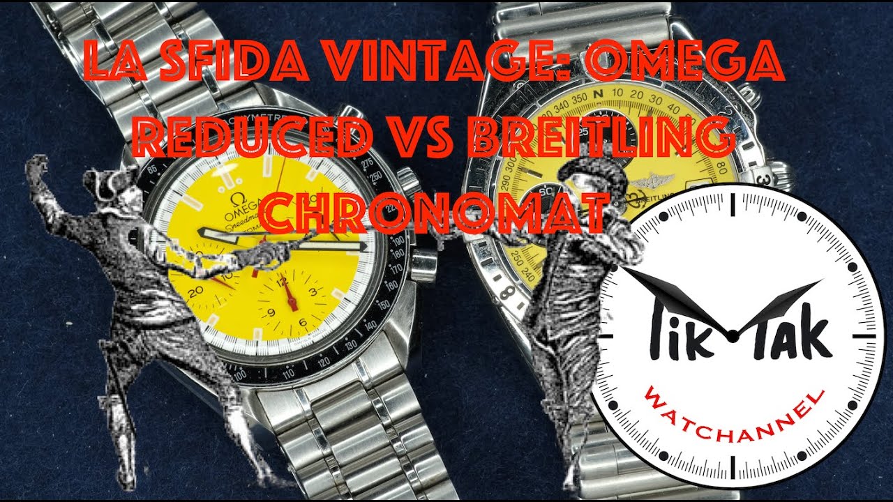 Omega Speedmaster Schumacher VS Breitling chronomat longitude