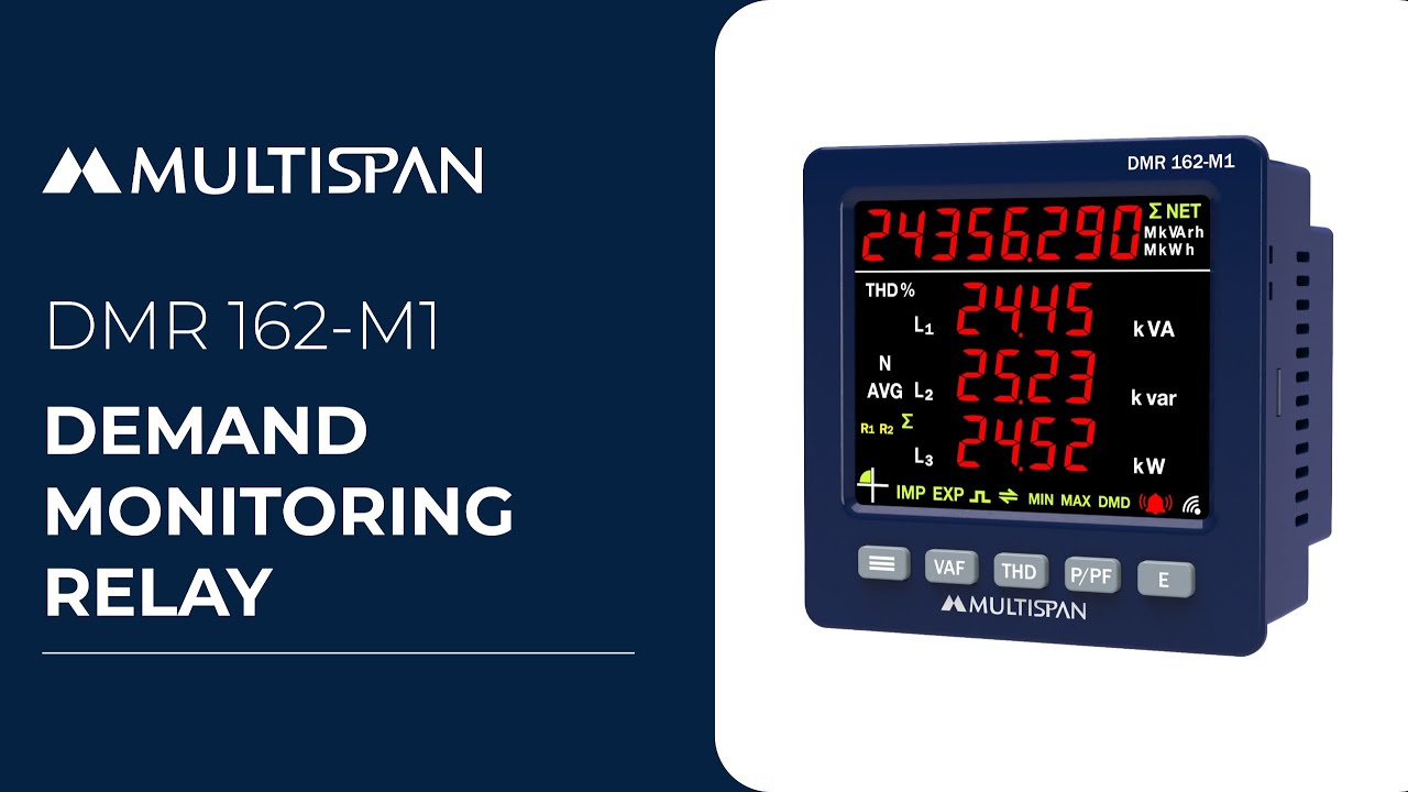 Introducing Multispan's Demand Monitoring Relay: DMR 162 M1
