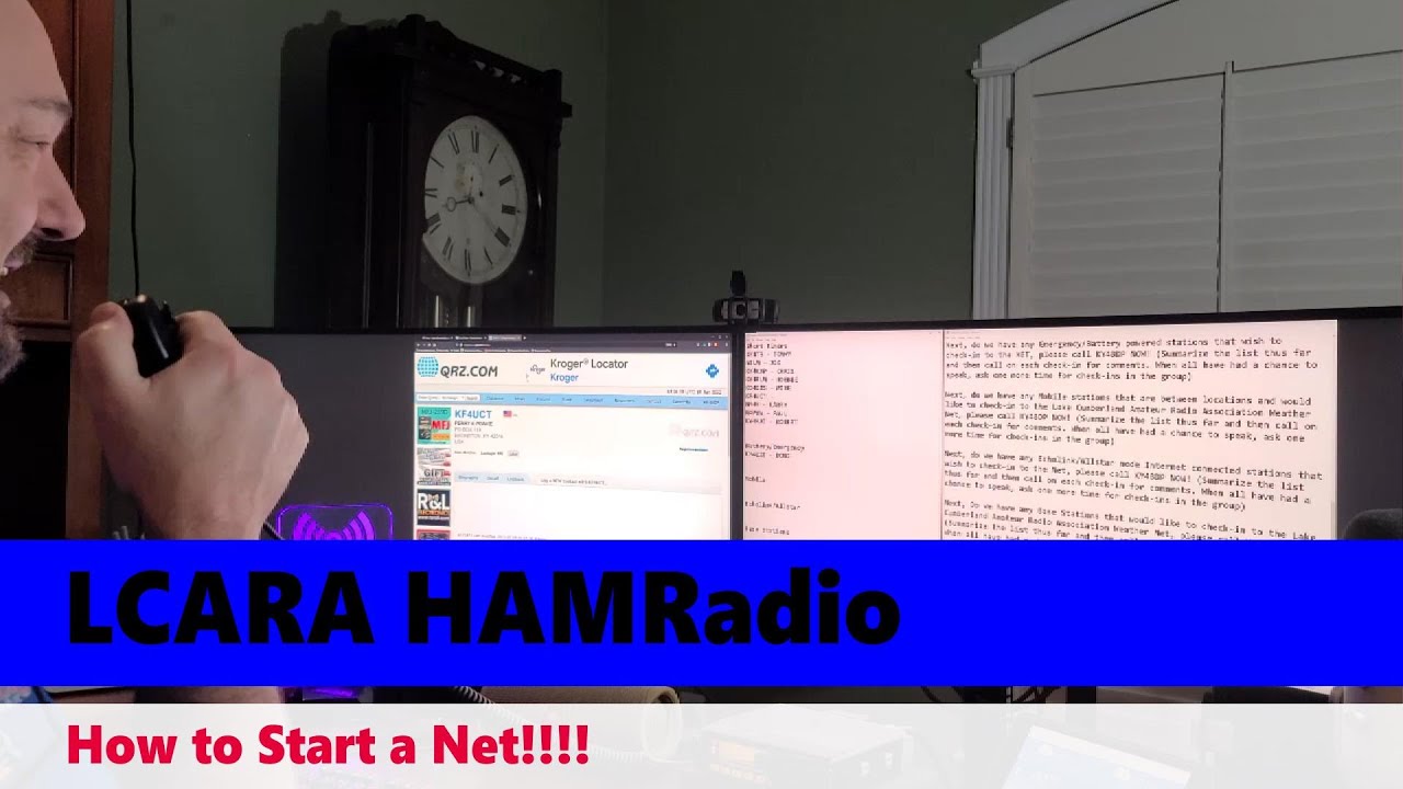 LCARA HAM Radio: How to Start a Net!!!!