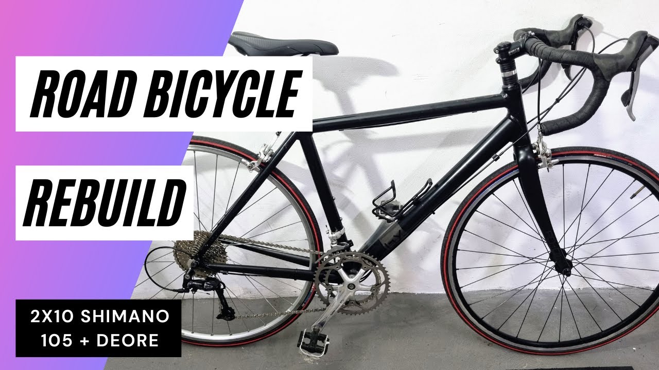 Road Bicycle Rebuild Shimano 105 + Deore 2x10