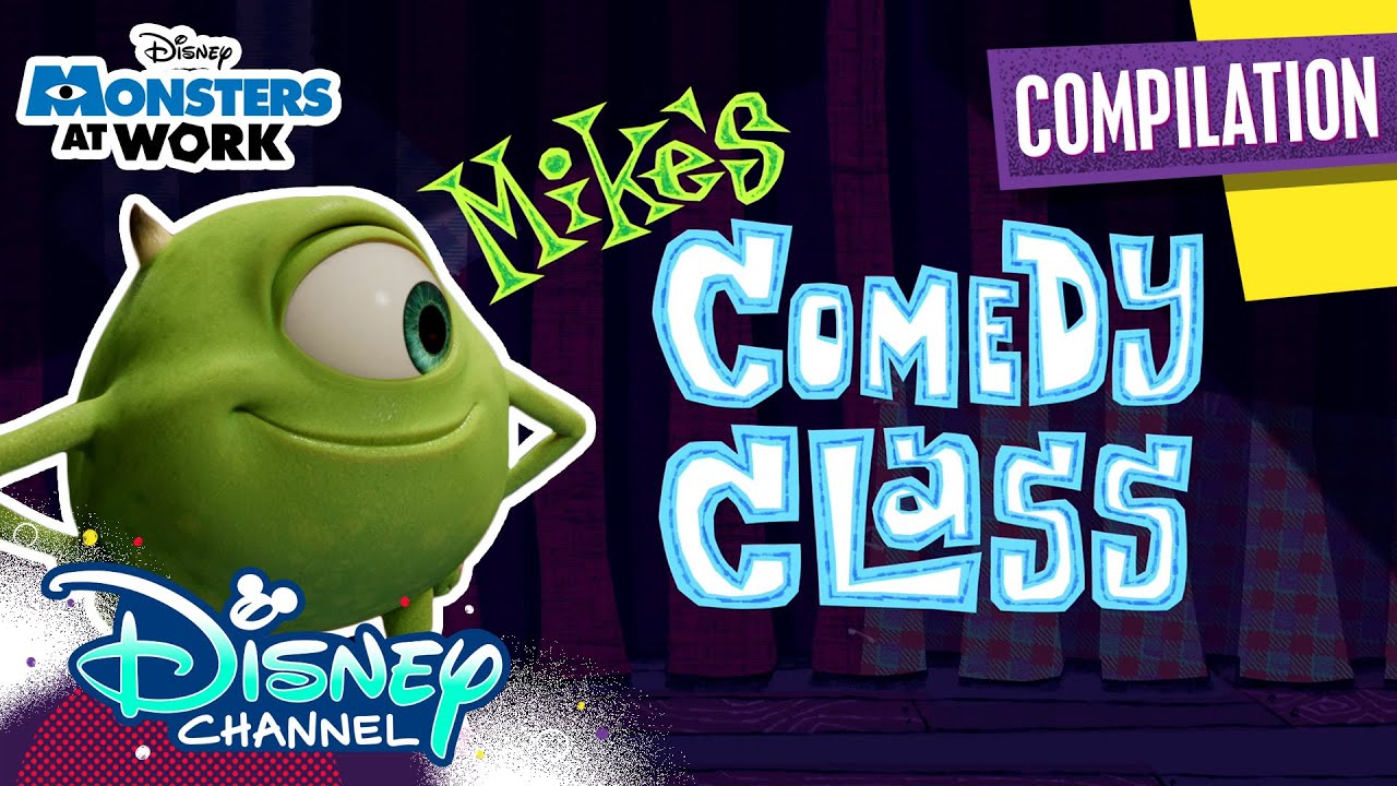 Mike's Comedy Class 🎤 | Compilation | Monsters at Work | @disneychannelanimation