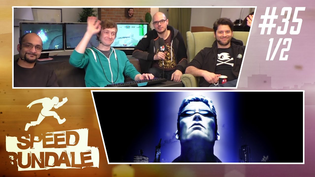 [1/2] Deus Ex mit Heinki, Sia, Simon und Gregor | Speedrundale | 12.03.2016