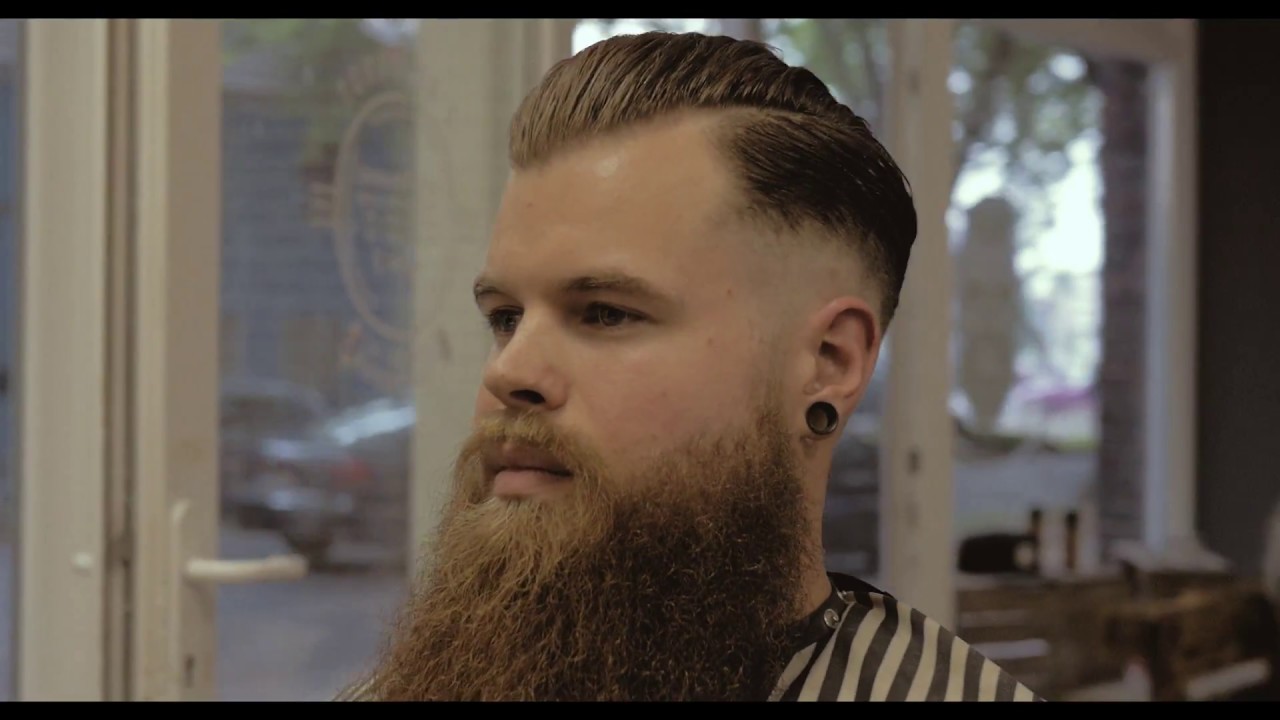 SKIN FADE POMPADOUR HAIRCUT HAIRSTYLE 2018│TURANLAR'S BARBERSHOP