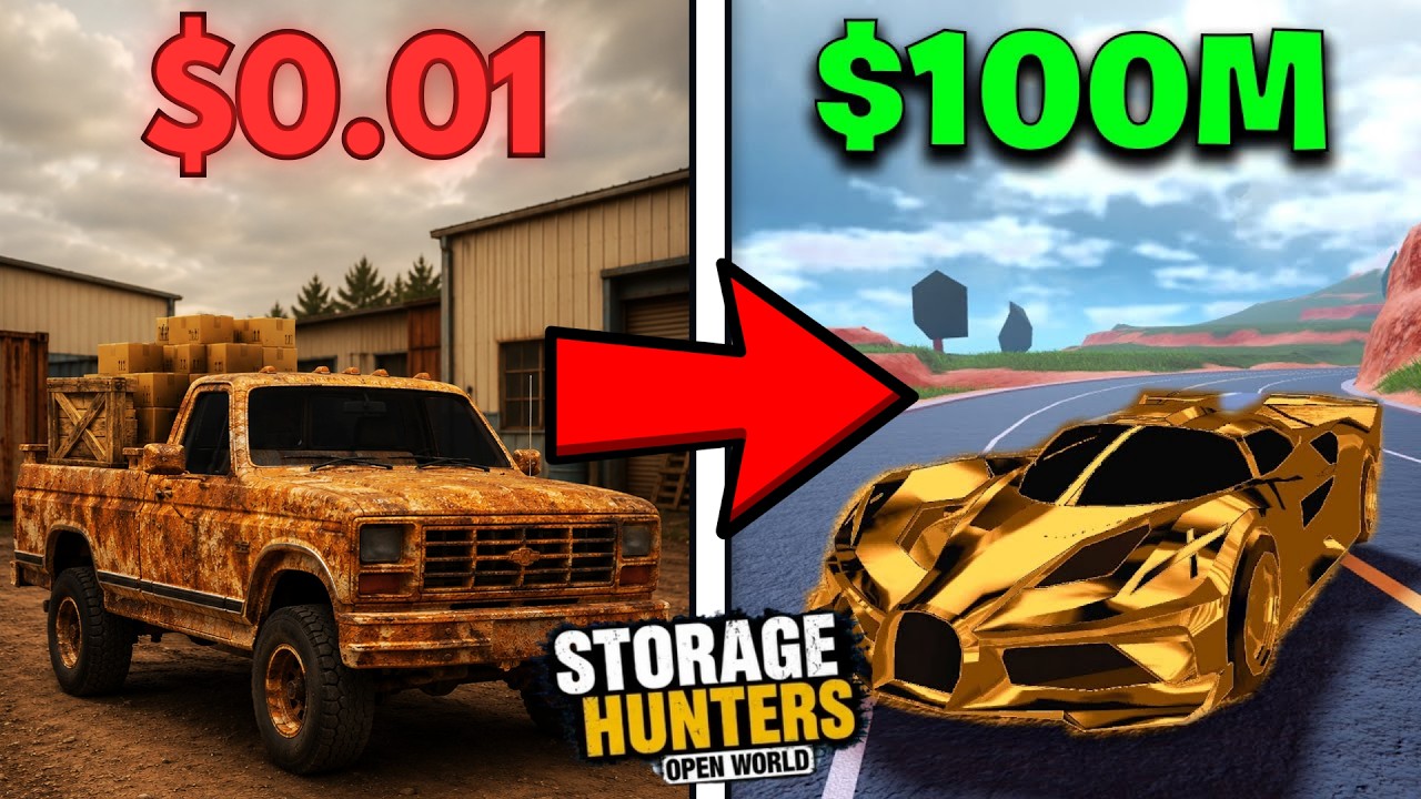Я прошел путь от НОВИЧКА до ПРОФИ в Roblox Storage Hunters.. (Часть 1)