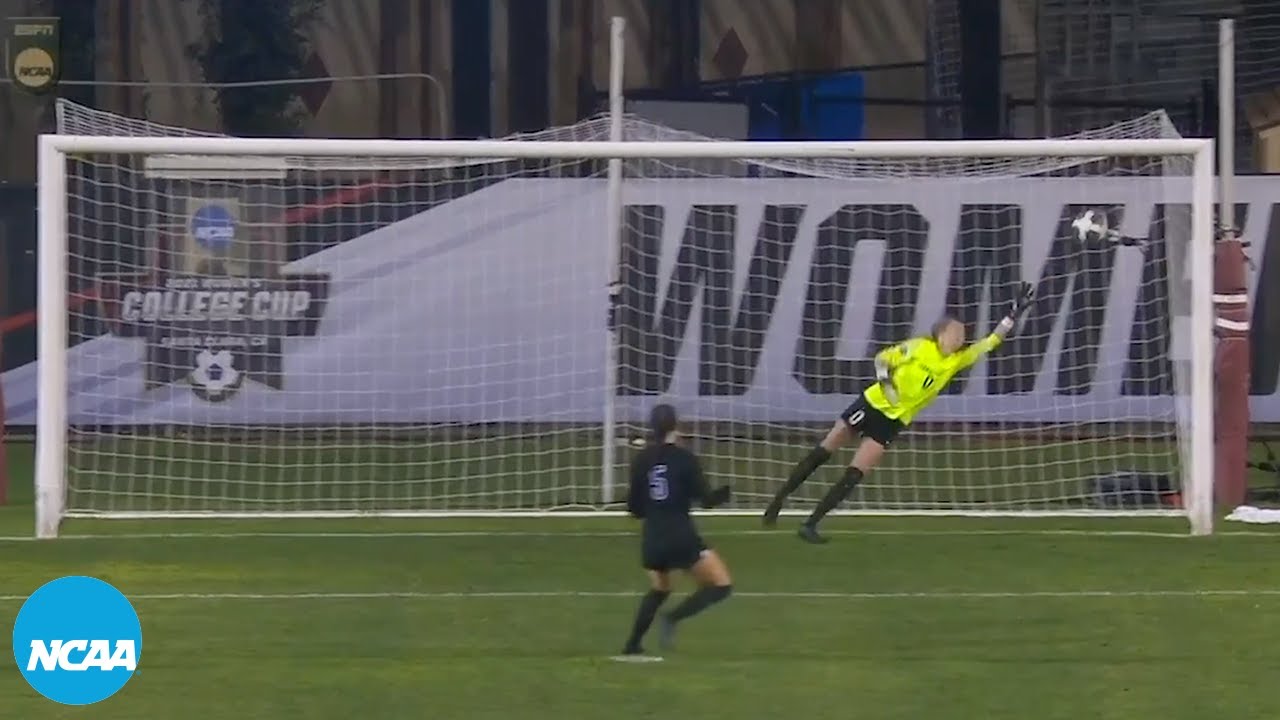 Full PK shootout in BYU-Santa Clara Women's College Cup Semifinal